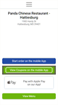 Mobile Screenshot of pandahattiesburg.com